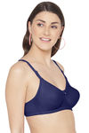Tweens Single Layered Non Wired Full Coverage T-Shirt Bra - Navy Blue — thumbnail 4